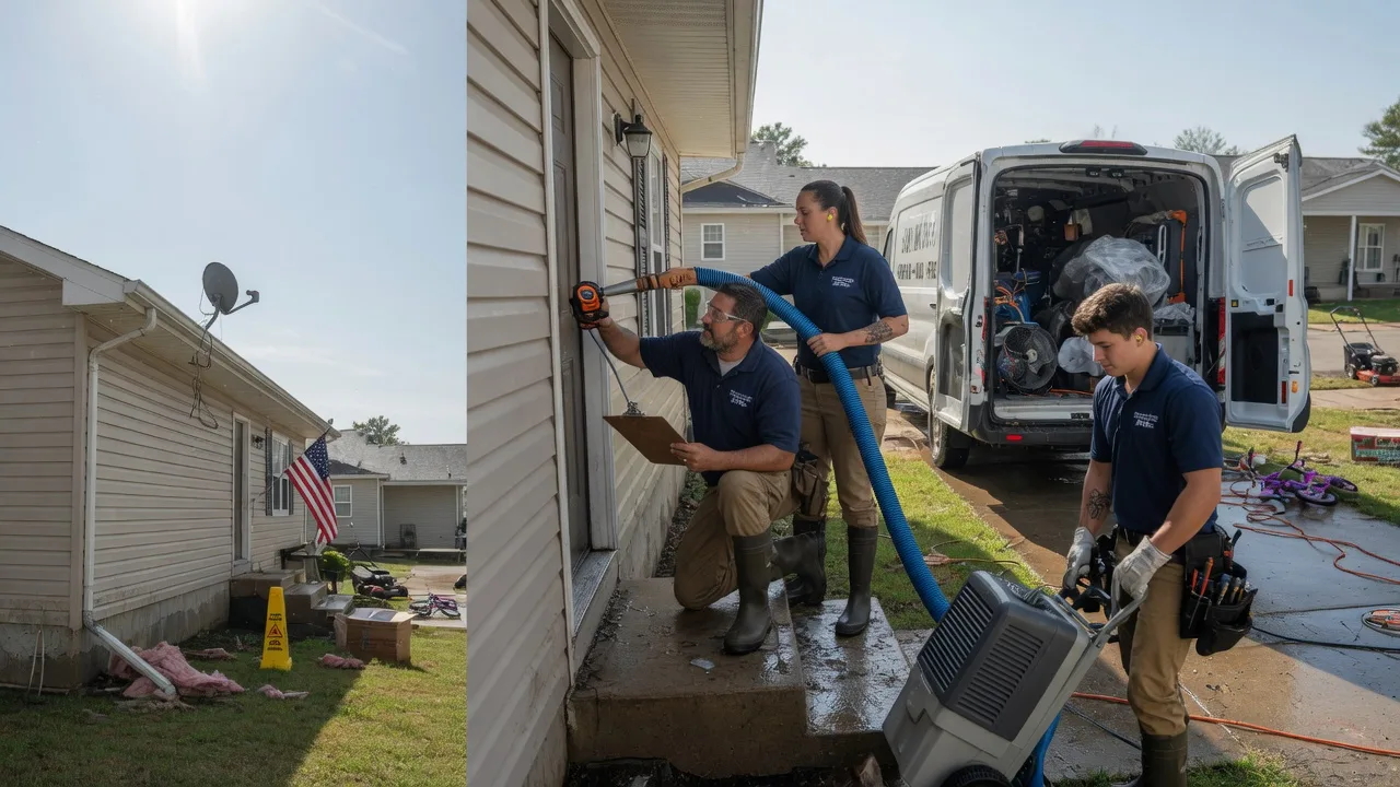 Ceiling Water Damage Restoration in North Olmsted, OH near me